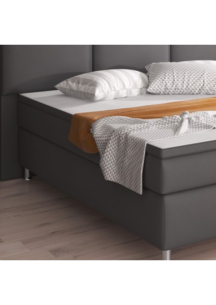Oslo Suni Deri 3 Lü Set (YATAK+BAZA+BAŞLIK)160 x 200