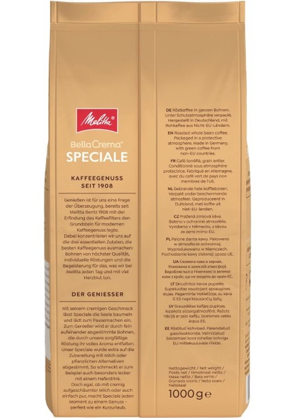 BellaCrema Speciale Çekirdek Kahve 1 kg