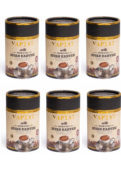 Divan Kahvesi 200 gr Silindir Kutu x 6 Adet