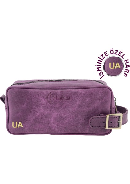 Dopp Kit Kişisel Bakım ve Seyehat Çantası - Mor