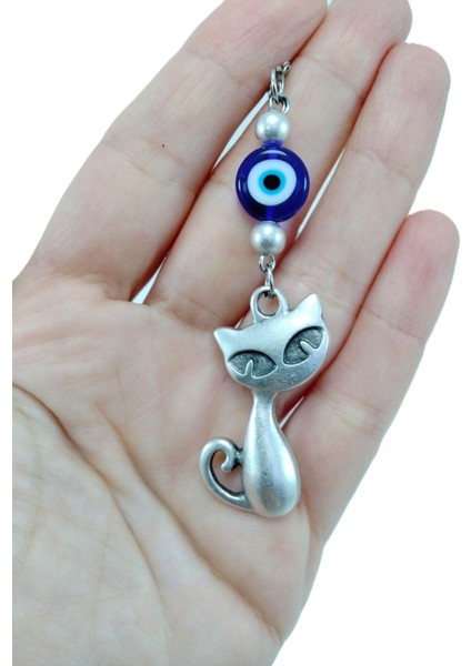 Nazar Boncuğu Dikiz Ayna Süsü, Metal Kedi Yeni Araba Hediyesi modelleri
