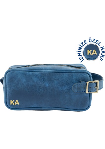 Dopp Kit Kişisel Bakım ve Seyehat Çantası - Saks Mavisi