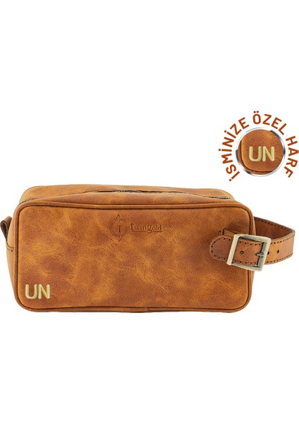 Dopp Kit Kişisel Bakım ve Seyehat Çantası - Camel