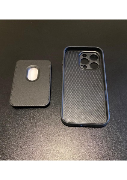 iPhone 16 Pro Uyumlu Premium Deri Magsafe Cüzdanlı Kartlıklı Kamera Çerçeve Standlı Kılıf modelleri