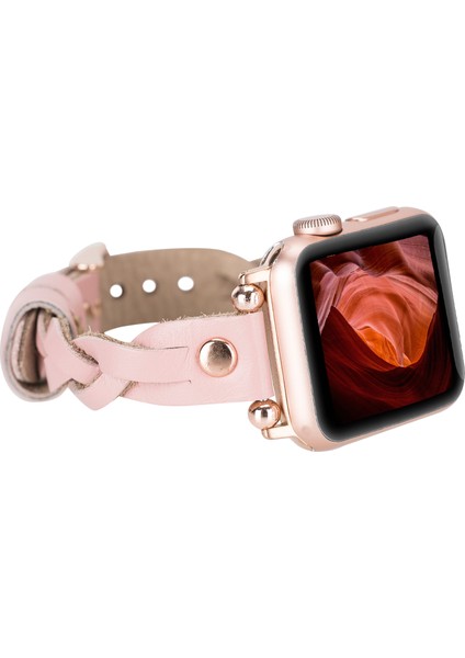 Deri Apple Watch Saat Kordonu, 38/40/41/42/44/49 mm ile Uyumludur