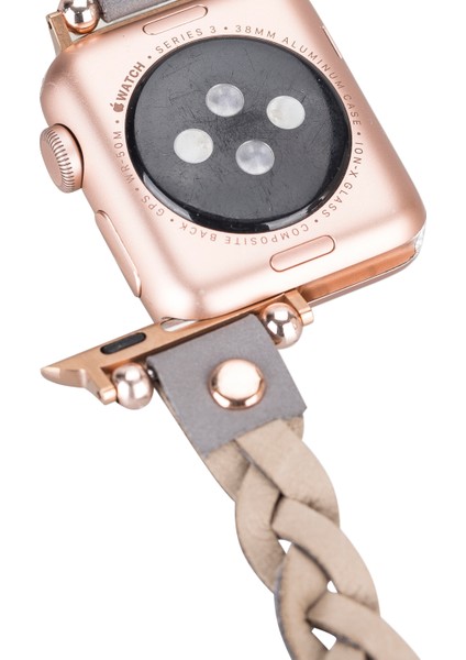 Deri Apple Watch Saat Kordonu, 38/40/41/42/44/49 mm ile Uyumludur modelleri