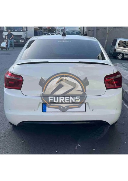 Citroen C Elysee Uyumlu Bagaj Üstü Slim Yarasa Spoiler Parlak Siyah Piano Black fiyatları