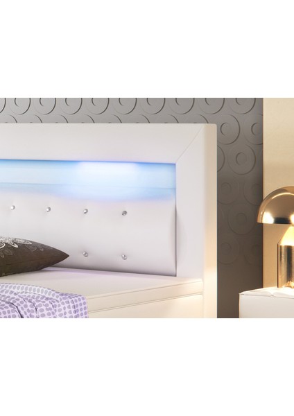 Monaco Suni Deri 3 Lü Set (YATAK+BAZA+BAŞLIK)160 x 200
