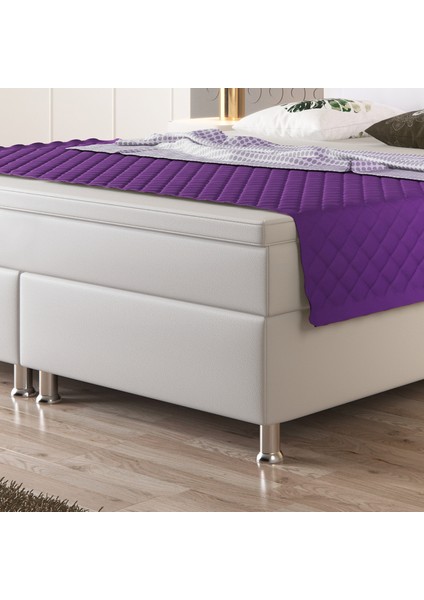 Monaco Suni Deri 3 Lü Set (YATAK+BAZA+BAŞLIK)160 x 200
