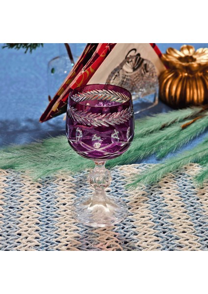 Hybrid Desen Mor 1 Adet Bardak Kadeh