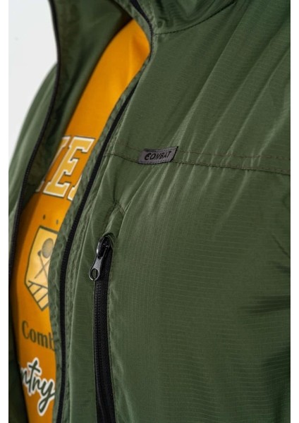 Combat Tactical Outdoor Mevsimlik Su Geçirmez Yağmurluk Mont Kapüşonlu Rüzgârlık Mont - 605
