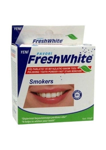 Fresh Whıte Diş Parlatıcı Toz Smokers fiyatları