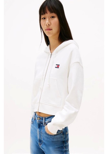 Tjw Bxy Crp Badge Zıp Hoodıe