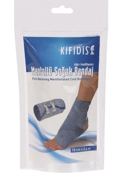 Kifidis Mentollü Islak Bandaj (10CMX2,6M) Std