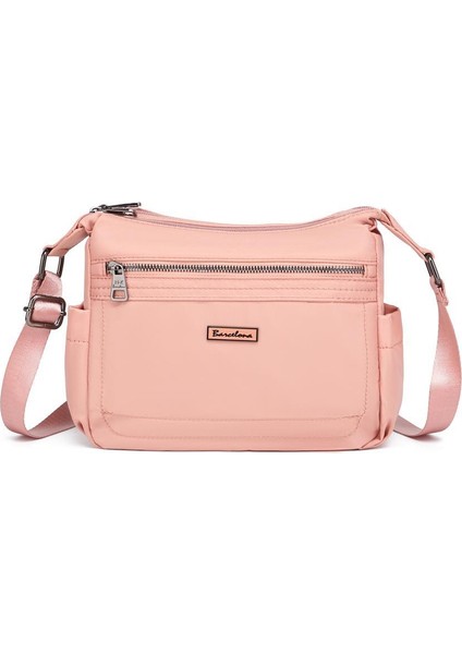 Saten Kumaş Askılı Postacı Kadın Çantası Barcelona 2141 modelleri