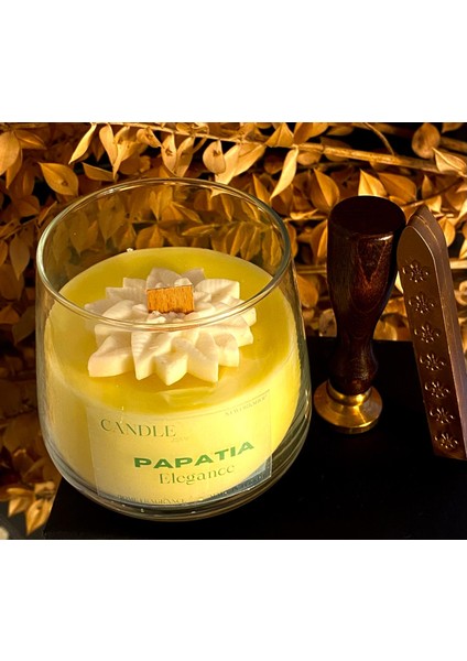 "papatya Elegance" – : Özel Tasarım Bardakta Papatya Kokulu Dekoratif Mum 🌼✨ fiyatları