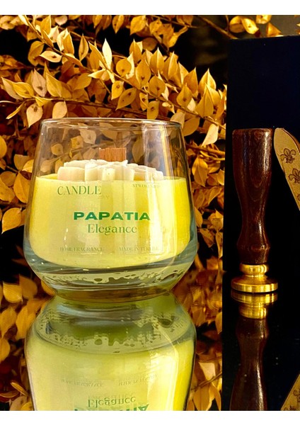 "papatya Elegance" – : Özel Tasarım Bardakta Papatya Kokulu Dekoratif Mum 🌼✨ modelleri