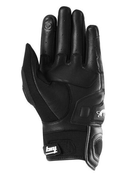 Waco Evo 2 Yazlık Deri Motosiklet Eldiveni Siyah