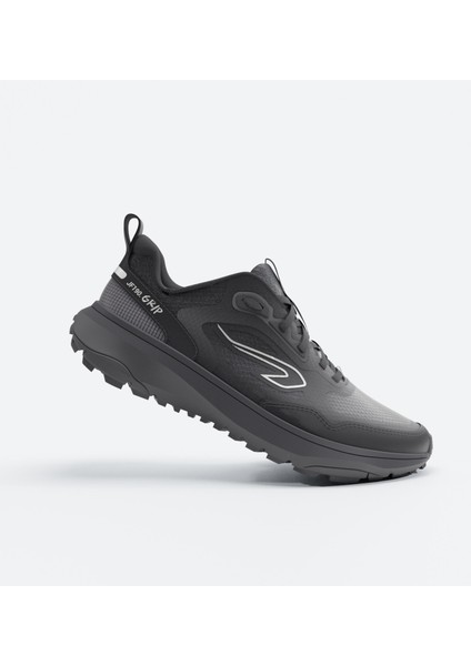 Kalenji Erkek Koşu/Arazi Koşusu Ayakkabısı - Siyah - Kiprun JF 190 Grip Full Black