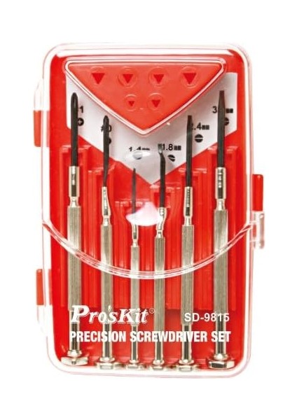 SD-9815 Hassas Tornavida Seti (6pcs)