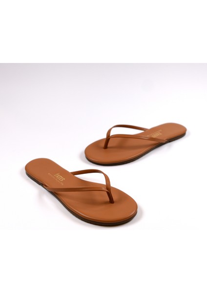 Kadın Camel Parmak Arası Terlik
