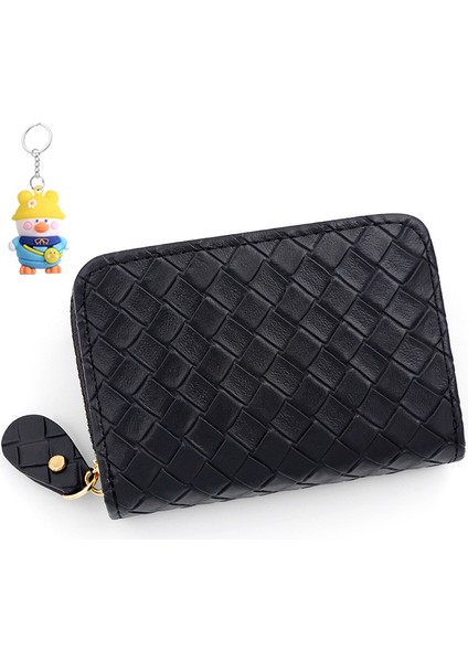 18 Kart Yuvası Organ Kart Tutucu Büyük Kapasiteli Çoklu Kart Yuvası Kart Tutucu Fermuarlı Çanta Clutch Çantası (Yurt Dışından)