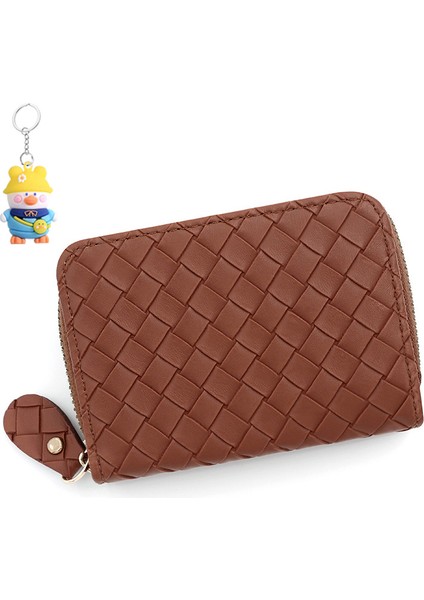 18 Kart Yuvası Organ Kart Tutucu Büyük Kapasiteli Çoklu Kart Yuvası Kart Tutucu Fermuarlı Çanta Clutch Çantası (Yurt Dışından)