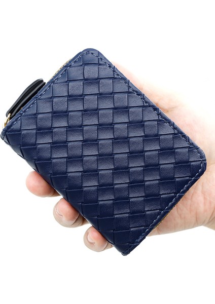 18 Kart Yuvası Organ Kart Tutucu Büyük Kapasiteli Çoklu Kart Yuvası Kart Tutucu Fermuarlı Çanta Clutch Çantası (Yurt Dışından) modelleri