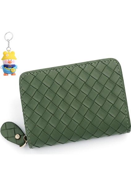 18 Kart Yuvası Organ Kart Tutucu Büyük Kapasiteli Çoklu Kart Yuvası Kart Tutucu Fermuarlı Çanta Clutch Çantası (Yurt Dışından)