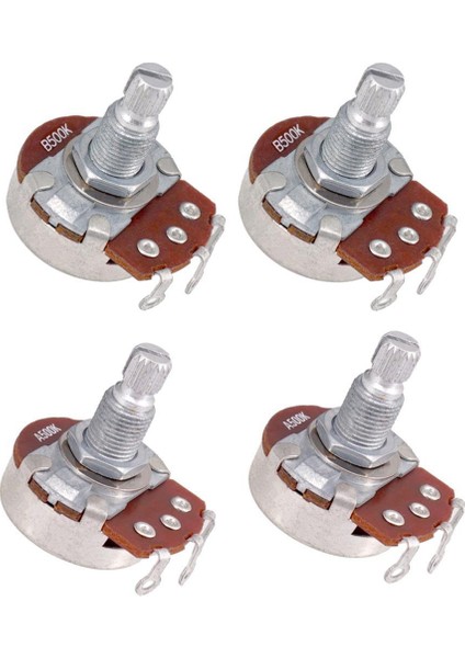 Potansiyometresi, 24MM Çapıö, 18MM Ğunda Şaft, 500K, Ses Kapları (Yurt Dışından) modelleri