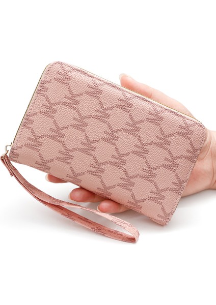 Bayanlar Cüzdan Iş Başlangıç Büyük Kapasiteli Fermuarlı Cüzdan Orta Uzunluk Clutch (Yurt Dışından)