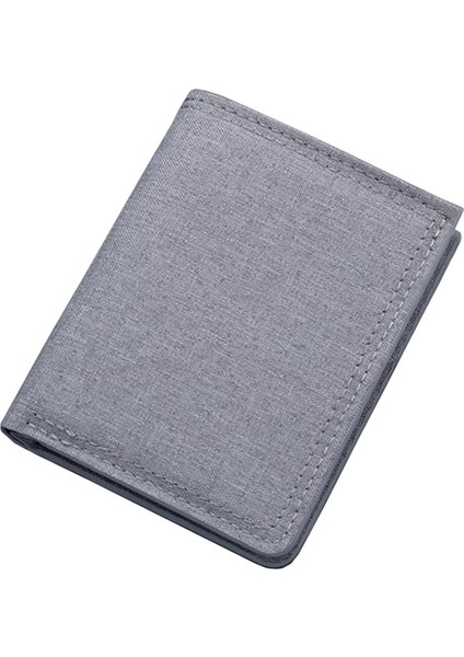 Cüzdan Kısa Para Sahibi Sahibi Katlanabilir Bifold Gri (Yurt Dışından) indirimleri