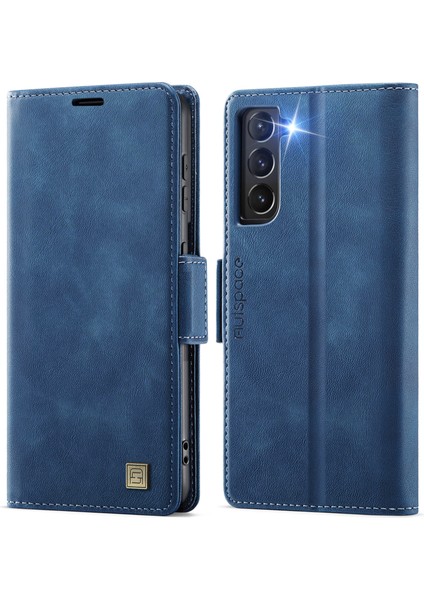 Samsung Galaxy S22 5g Rfıd Engelleme Retro Deri Telefon Cüzdan Kapağı (Yurt Dışından)