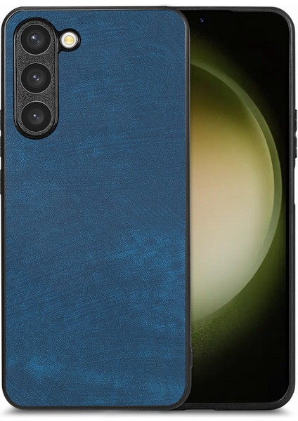 Samsung Galaxy S22 5g Darbeye Dayanıklı Ince Retro Deri Telefon Arka Kapak (Yurt Dışından)