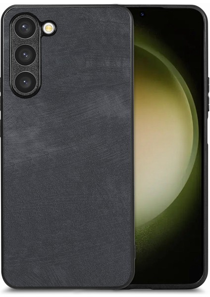Samsung Galaxy S22 5g Darbeye Dayanıklı Ince Retro Deri Telefon Arka Kapak (Yurt Dışından)