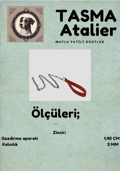 Zincirli Köpek Gezdirme Aparatı 3mm-140cm fiyatları