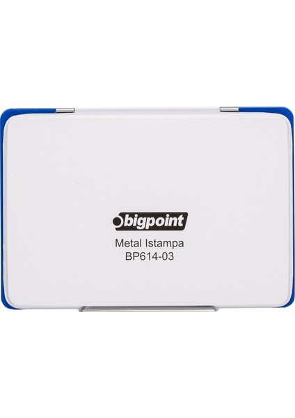 Metal Istampa Yüksek Emicili Iç Yüzeyli Mürekkep Damga Pedi 14 x 10 cm Büyük Boy