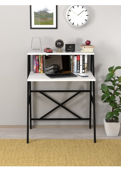 Pratik Çalışma Masası Raflı Ofis Masası Yemek Masası Okul Yurt Masası Metal Raflı Çalışma Masası indirimleri