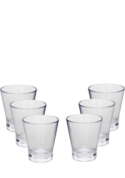 Shot Şerbetlik Zemzem Kahve Yanı Su Bardağı 15 Adet 60CC