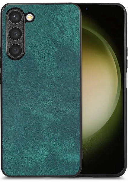 Samsung Galaxy S22 Plus 5g Darbeye Dayanıklı Ince Retro Deri Telefon Arka Kapak (Yurt Dışından)