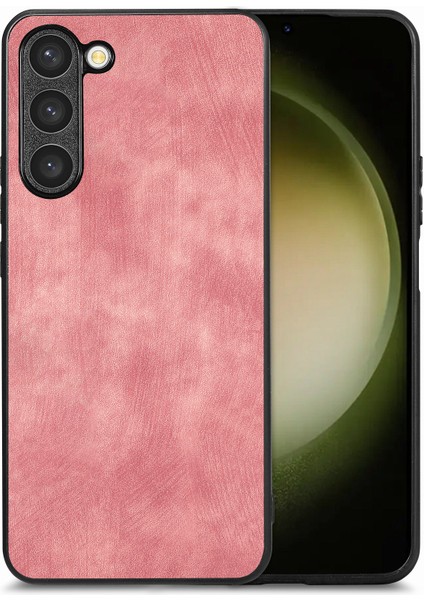 Samsung Galaxy S22 Plus 5g Darbeye Dayanıklı Ince Retro Deri Telefon Arka Kapak (Yurt Dışından)