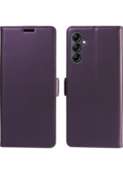 Samsung Galaxy A15 Yan Manyetik Toka Rfıd Engelleme Deri Telefon Cüzdan Kapağı (Yurt Dışından)