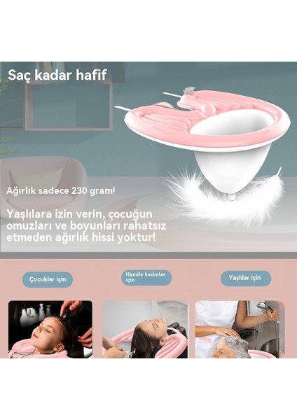 Yetişkin Sırtüstü Şampuan Hamile Kadın Yaşlı Bakım Ev Şişme Şampuan Seti (Yurt Dışından) modelleri