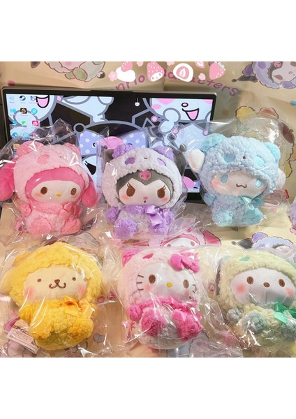 Yeni Kuromi Bebeği, Sanrio Bebeği, Peluş Bebek Anahtarlık, Tarzı ve Güzel Görünümü (Yurt Dışından)