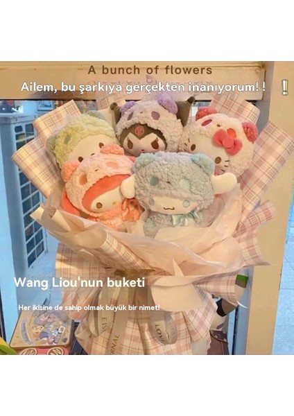 Yeni Kuromi Bebeği, Sanrio Bebeği, Peluş Bebek Anahtarlık, Tarzı ve Güzel Görünümü (Yurt Dışından)