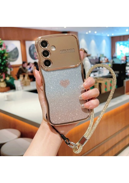 Samsung Galaxy S24 Fe Kayışlı Galvanik Tpu Telefon Kapağı (Yurt Dışından)