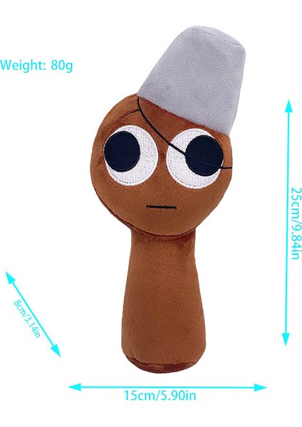 25CM Sprunki Ritim Kutusu Oyuncak Peluş (Yurt Dışından)
