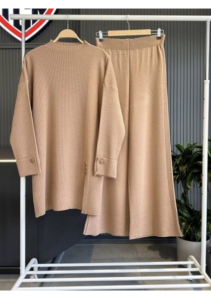 1. Sınıf Triko Dokuma Kumaş Ikili Takım - Triko Alt Üst Sweat Pantolon Takım