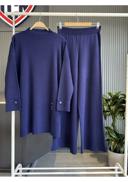 1. Sınıf Triko Dokuma Kumaş Ikili Takım - Triko Alt Üst Sweat Pantolon Takım