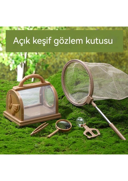 Ilkokul Öğrencileri Için Açık Havada Keşif Anaokulu Çocuk Böcek Toplayıcı Eğitici Oyuncak (Yurt Dışından)